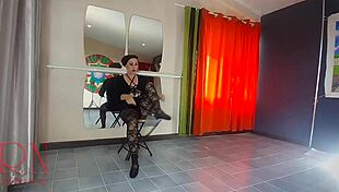 Teacher Spanks Ballerina Regina Noir Fucks Mouth Pussy