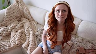 petite redhead scarlet skies lesbian stepsis hints at ex revenge