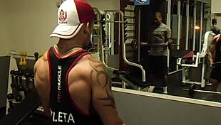 Fitness milf shows off athletic body in intense workout preparation vlog