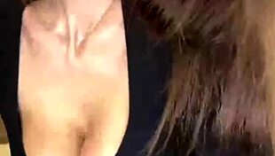 Stepmother Unveils Her Massive Milky Natural Tits
