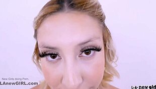 girl milks big cock twice earns double doggie orgasms