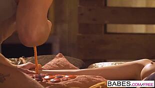 babes unleashed sees chad rockwell fuck rebecca volpetti hard in garage mmf threesome