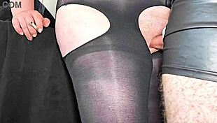 whoa this angled virgin pussy gets fucked deep creampie on nylon slutty milf