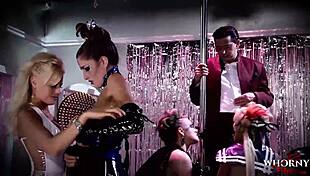 Whornyfilms Fashionistas Go Wild in Club Orgy Fuck Fest!
