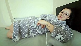 Cheating wife in sexy maid outfit fucks friend's huge cock doggystyle