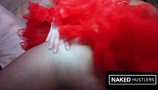 Thick latina katie cummings big booty elf bent over doggystyle by santas huge cock