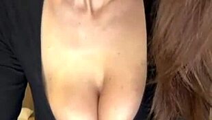 Stepmother Unveils Her Massive Milky Natural Tits