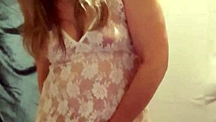 French Maid Slave Plugged with Vibro on 12/18/2025