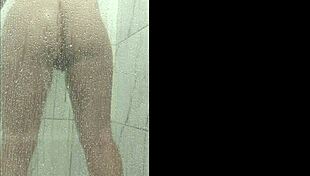 Latina Milf Masturbates Big Tits in Shower.