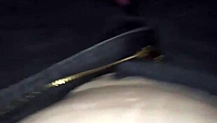 Gretala lounges relaxed on the toilet pregnant and mature