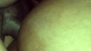 he bangs that big ass ebony pussy deep during homemade lingerie session