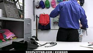 curvy shoplifter paige owens gets bent over and punished hard by officer