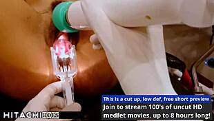 doctor tampa rips clothes off miss mars for mandatory hitachi vibrator orgasm in hospital