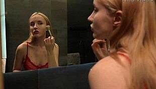 stunning skinny polly yangs jumps on huge cock at casting for facial cumshot