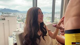 Blanca craves white russian cock pounding her to creampie pussy fill!