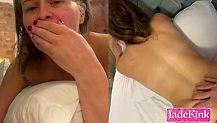 homemade high wife dirty talks through rough monster cock pounding and cum swallow