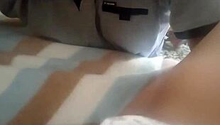 Couldn't Resist! Bent Over Latina Doggystyle Creampie Again!