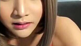 naughty thai teen moans wildly on webcam to intense orgasm