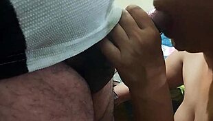 in the hospital room, the kinky nurse grabs the patient's huge cock and milks it for her squirting pleasure during dirty creampie roleplay