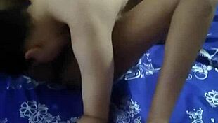 whoa, real sexo trio with my hermanastra and novia, curvy latina bisexual on bed
