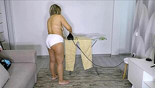 mature milf's morning anal with mother-in-law doesn't skip the big ass pounding