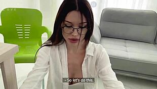 foreign student pounds russian teacher pussy cumshot facial glasses tattoo!