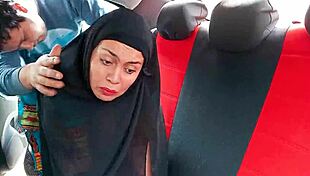 hijab indian stepmom car pounded rough!!