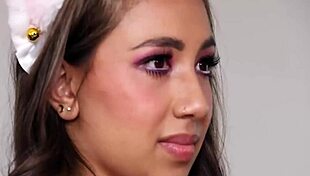 shy petite asian fuck doll deepthroats in the sex shop