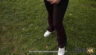 innocent park pickup turns into rough pounding of young tight shaved beauty