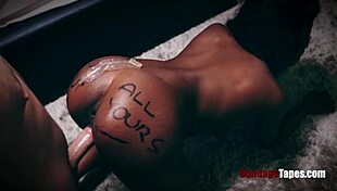 lola chanel ebony ass bound fucked rough bdsm stranger humiliation spanking