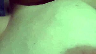 Chubby BBW Hotwife Teases Big Boobs and Inserts Dildos Deep