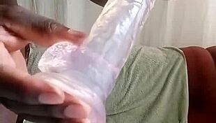 Suggestive Shemale Jayla's Big Ass Dildo Asshole Pounding