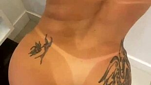 Guy stuffs whole cock in curvy stepmom's ass then cums in mouth POV