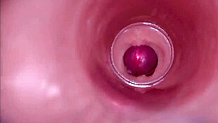 Watch internal camera capture deep creampie insemination in tight wet bbw pussy!