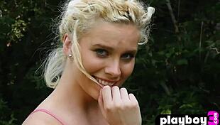 cute big tits asian teen viviane leigh strips naked outdoors posing her pussy