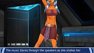 Orange Trainer 6 Boobs Ass Groping Dance Tits Tease Hardcore