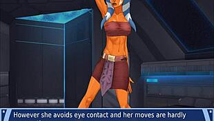 Orange Trainer 6 Boobs Ass Groping Dance Tits Tease Hardcore