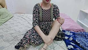 Stepbrother Watches as I Massage My Wet Pussy at Night in His Room.