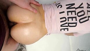 perfect oiled butt xsanyany fucked rough doggystyle by beautiful huge cock close up pov juicy tight pussy