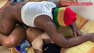 Intimate couple shares tender moments on the living room sofa