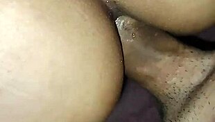 feel the deep anal creampie filling her up completely
