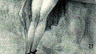 Vintage Erotic Art from Antique Retro Scenes Unfolds Secrets