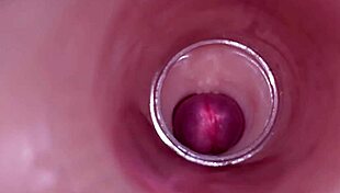 Watch internal camera capture deep creampie insemination in tight wet bbw pussy!