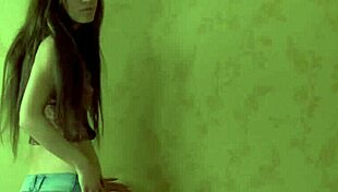 hey check my hot girlfriend teasing in tight jeans