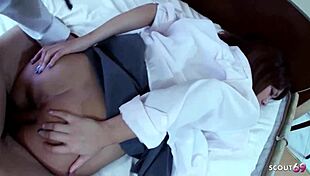 Older Guy Creampies Uniformed Japanese Teen!