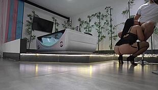 i love this beautiful colombian slut she loves fucking and sucking arrives at brazil hotel for hot action