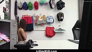 Guard Rips Clothes Off Horny Milf Strips Her Naked Then Fucks Her Big Ass Tits in Garage POV