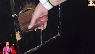 guy at gloryhole gets my full ass pounding it felt too good