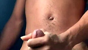 Amateur Jerking Massive Cock to Rainy Creampie Explosion First Time