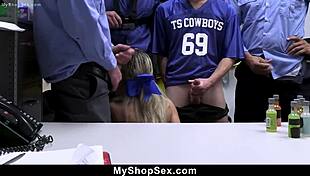shoplifter's tight pussy soaked ready for hardcore pounding?